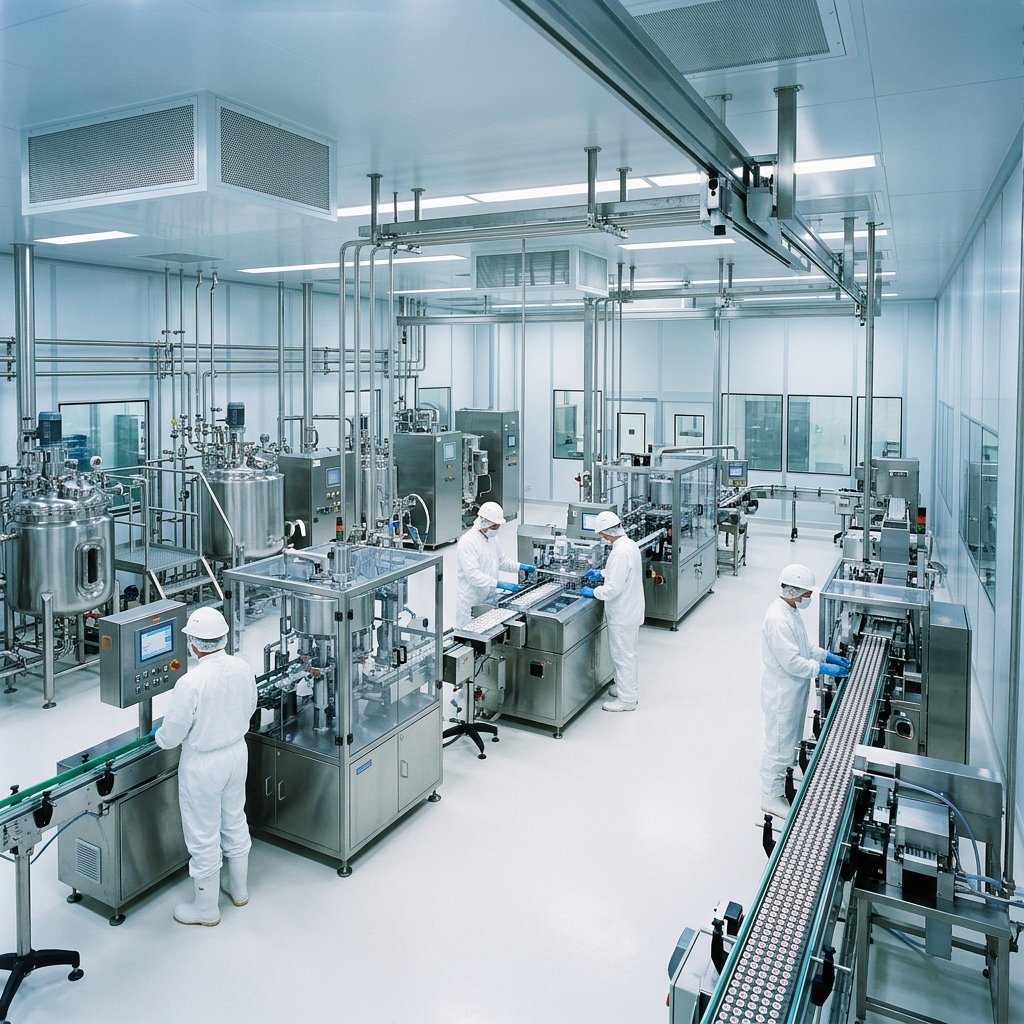 State-of-the-art pharmaceutical manufacturing facility